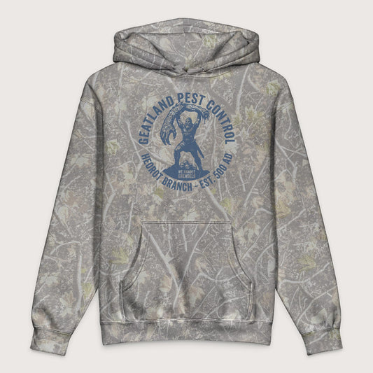 Deadwood Tree Camo Geatland Pest Control - Premium Hoodie - history buff gift by HistoHead