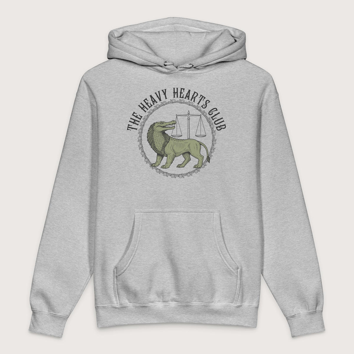 Grey Heather The Heavy Hearts Club - Premium Hoodie - history buff gift by HistoHead