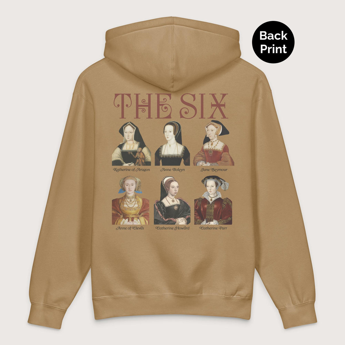 Sandstone The Six - Premium Hoodie - Back Print - history buff gift by HistoHead