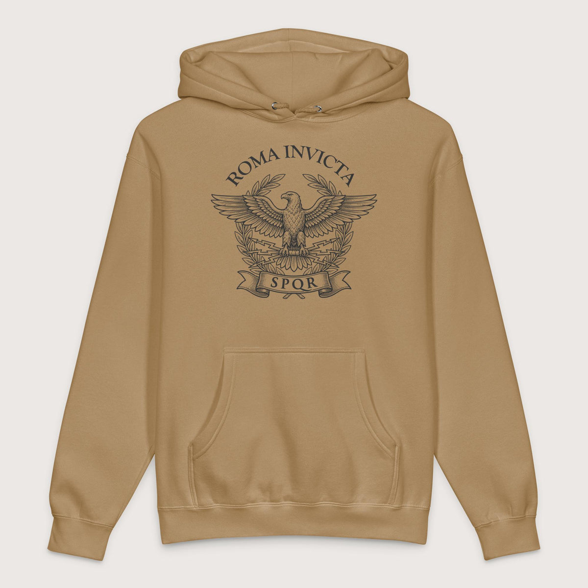 Sandstone Roma Invicta - Premium Hoodie - history buff gift by HistoHead