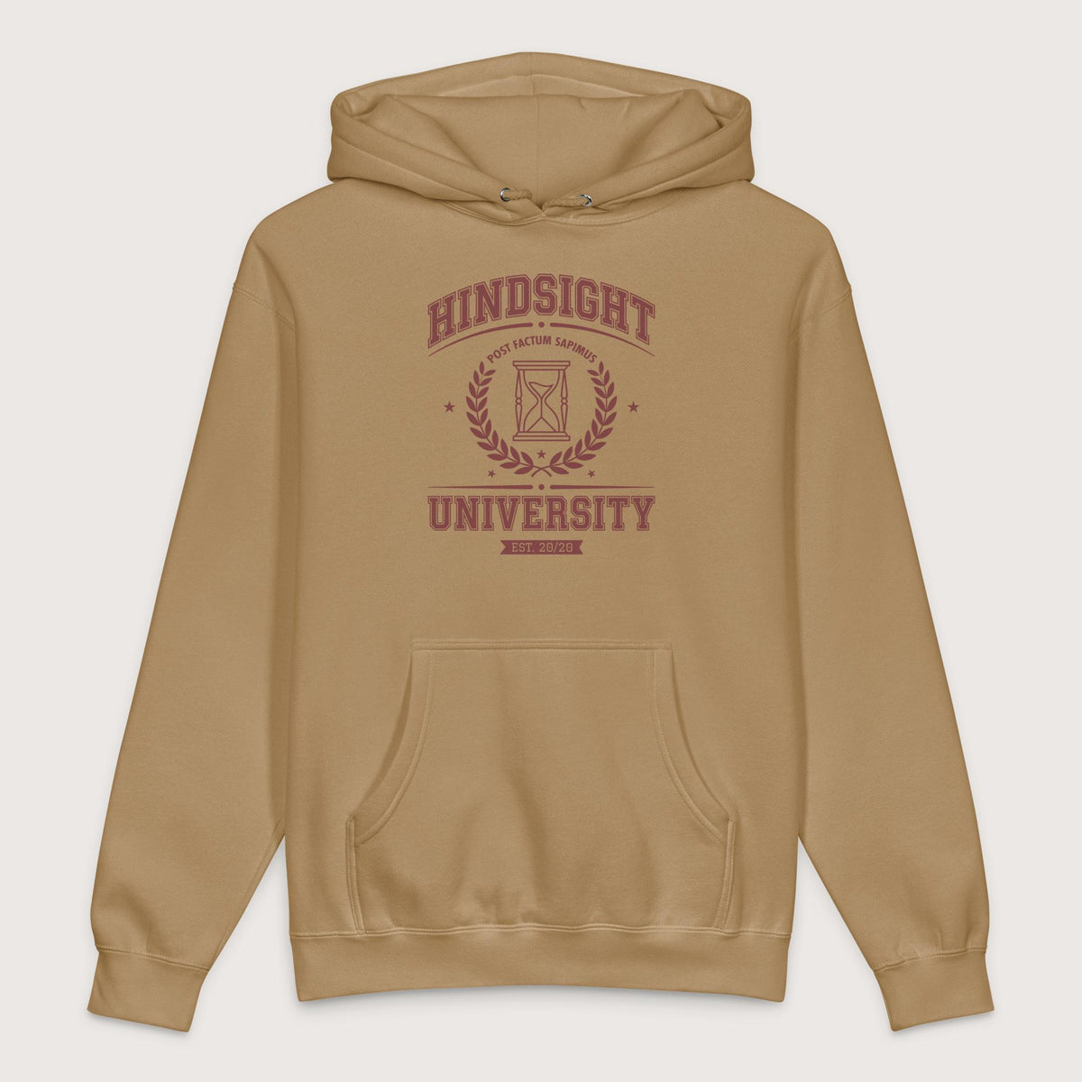 Sandstone Hindsight University - Premium Hoodie - history buff gift by HistoHead