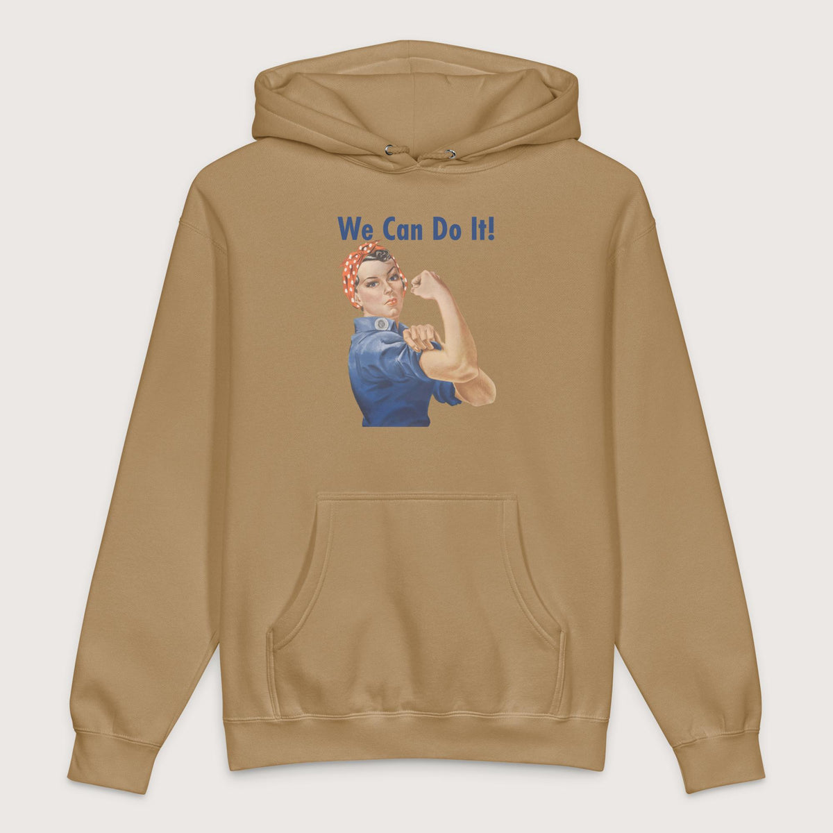 Sandstone Rosie We Can Do It - Premium Hoodie - history buff gift by HistoHead