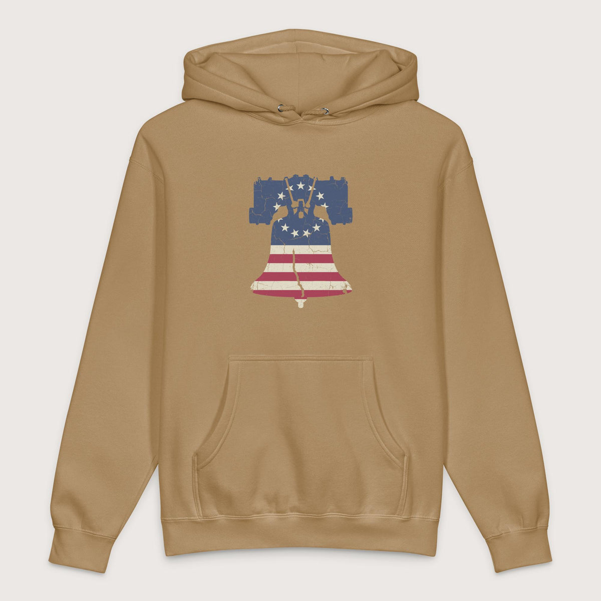 Sandstone Liberty Bell - Premium Hoodie - history buff gift by HistoHead