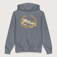 Storm Blue Roman SPQR Banner - Premium Hoodie - history buff gift by HistoHead
