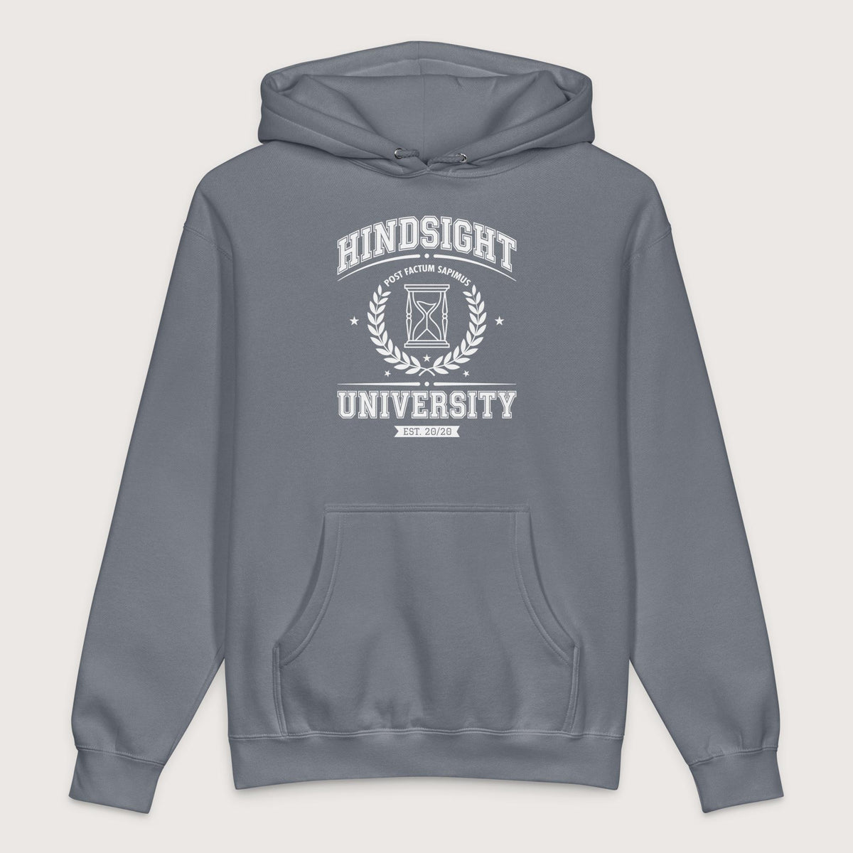 Storm Blue Hindsight University - Premium Hoodie - history buff gift by HistoHead