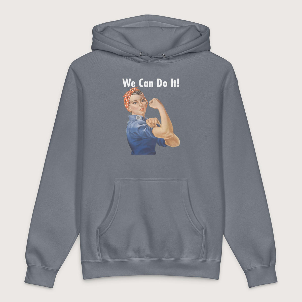 Storm Blue Rosie We Can Do It - Premium Hoodie - history buff gift by HistoHead