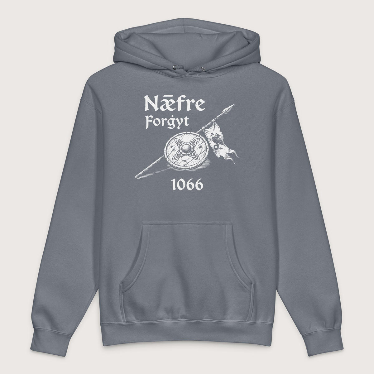 Storm Blue Never Forget 1066 - Premium Hoodie - history buff gift by HistoHead