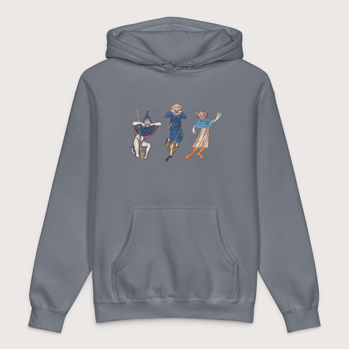 Storm Blue Medieval Fun Time - Premium Hoodie - history buff gift by HistoHead