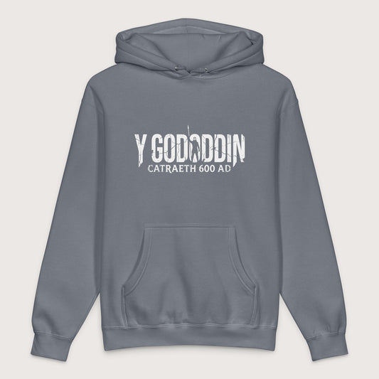 Storm Blue Y Gododdin Catraeth 600 - Premium Hoodie - history buff gift by HistoHead