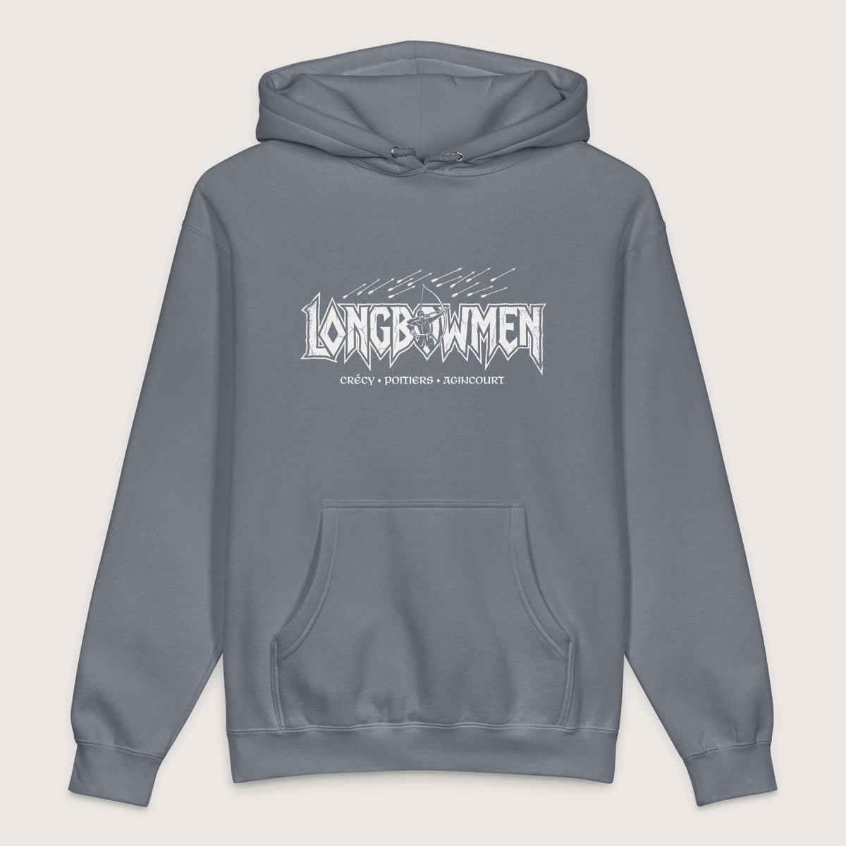 Storm Blue Longbowmen - Premium Hoodie - history buff gift by HistoHead