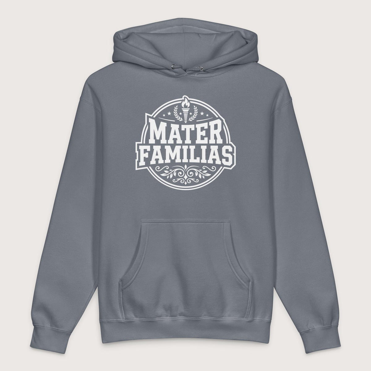 Storm Blue Mater Familias Latin - Premium Hoodie - history buff gift by HistoHead
