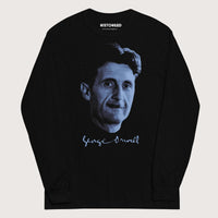 Black George Orwell - Long Sleeve - history buff gift by HistoHead