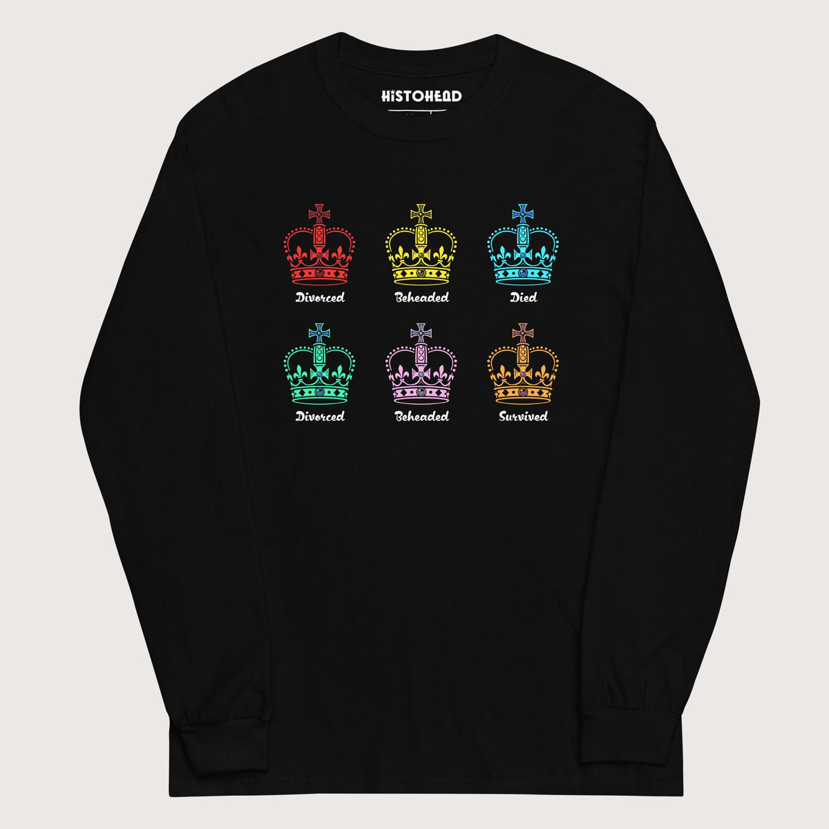 Black Six Queens - Long Sleeve - history buff gift by HistoHead