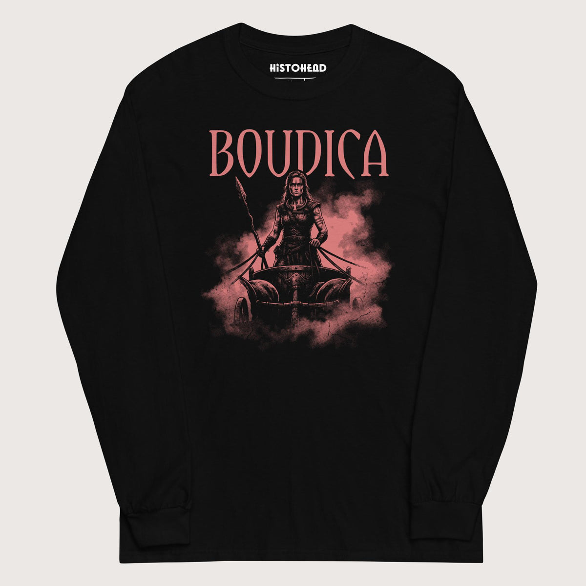 Black Boudica Warrior Queen - Long Sleeve - history buff gift by HistoHead