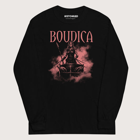 Black Boudica Warrior Queen - Long Sleeve - history buff gift by HistoHead