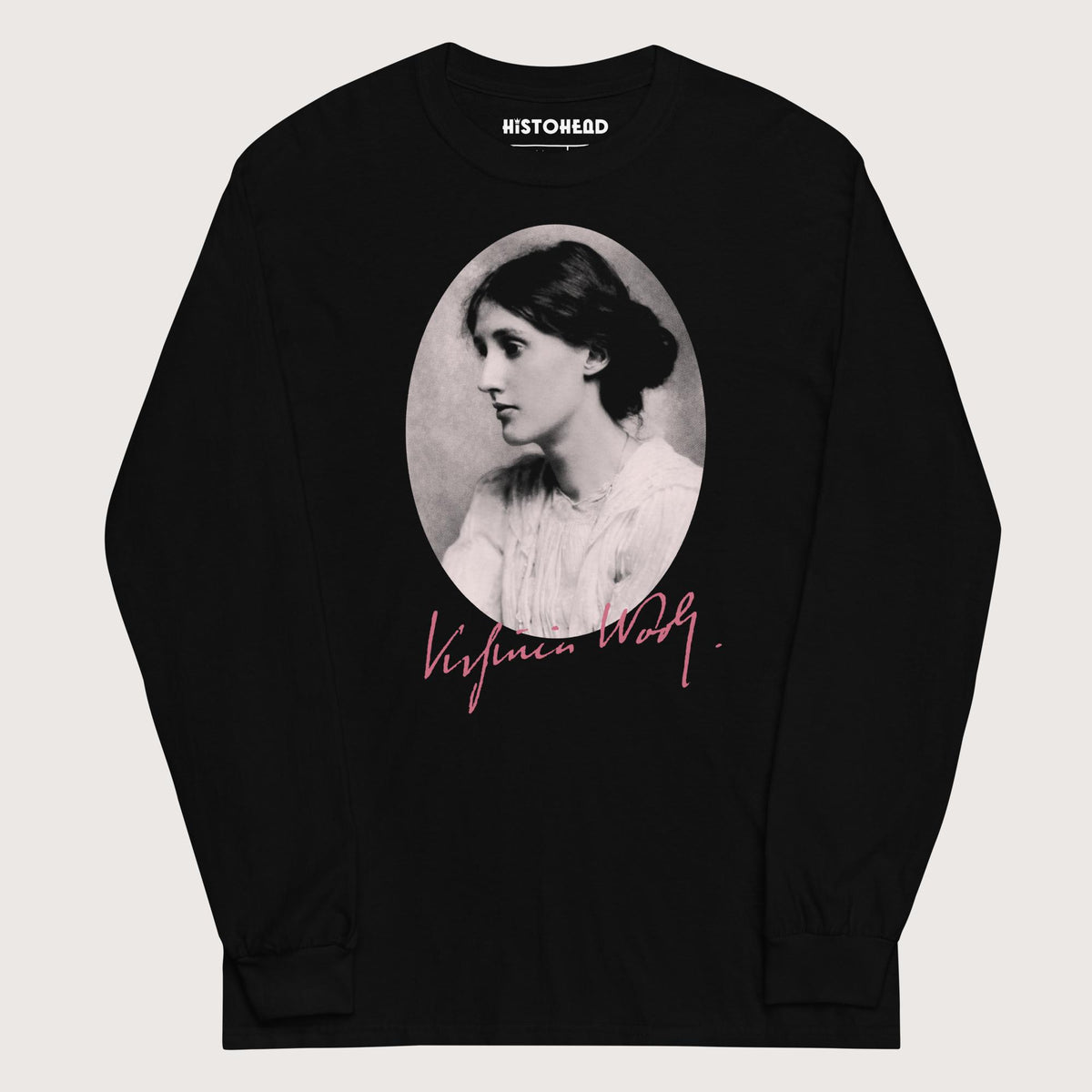 Black Virginia Woolf - Long Sleeve - history buff gift by HistoHead