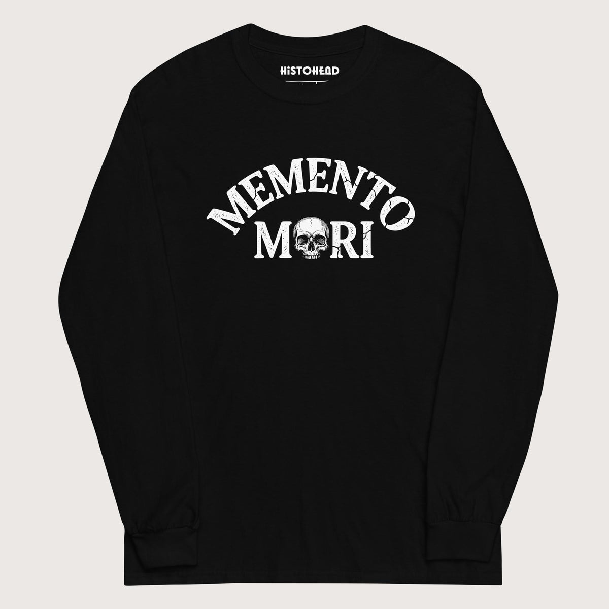Black Memento Mori - Long Sleeve - history buff gift by HistoHead
