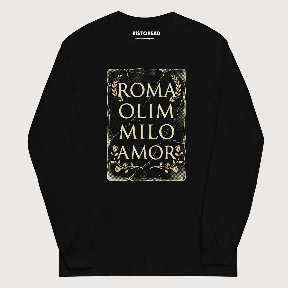 Black Roma Amor - Long Sleeve - history buff gift by HistoHead