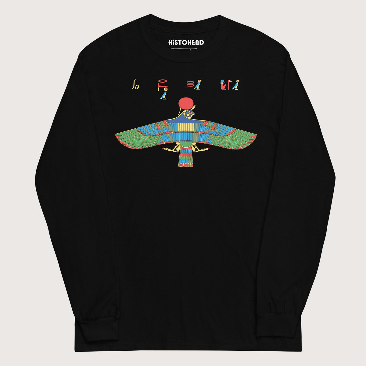 Black Hawk Emblem of Ra - Long Sleeve - history buff gift by HistoHead