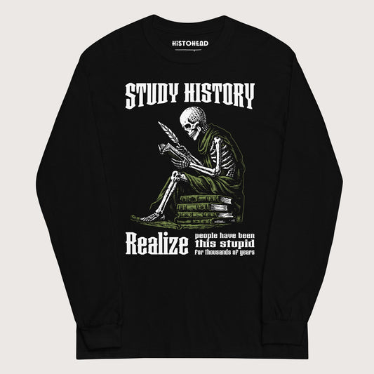 Black Study History - Long Sleeve - history buff gift by HistoHead
