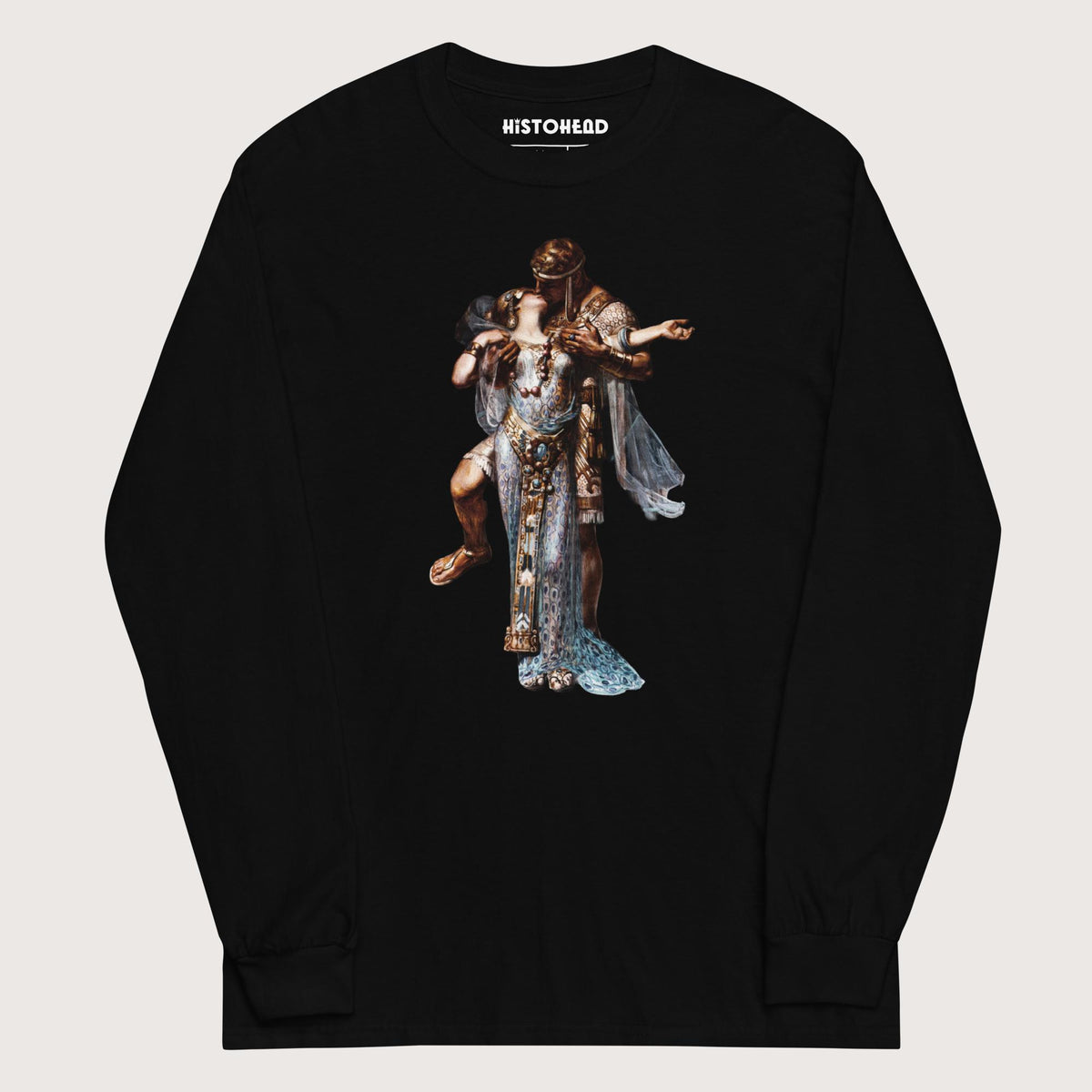 Black Cleopatra and Antony - Long Sleeve - history buff gift by HistoHead