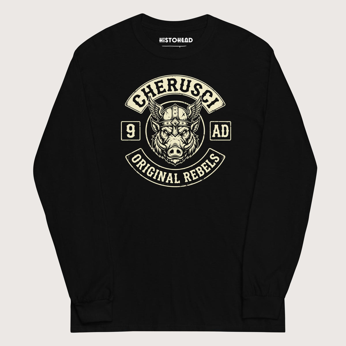 Black Cherusci Original Rebels - Long Sleeve - history buff gift by HistoHead