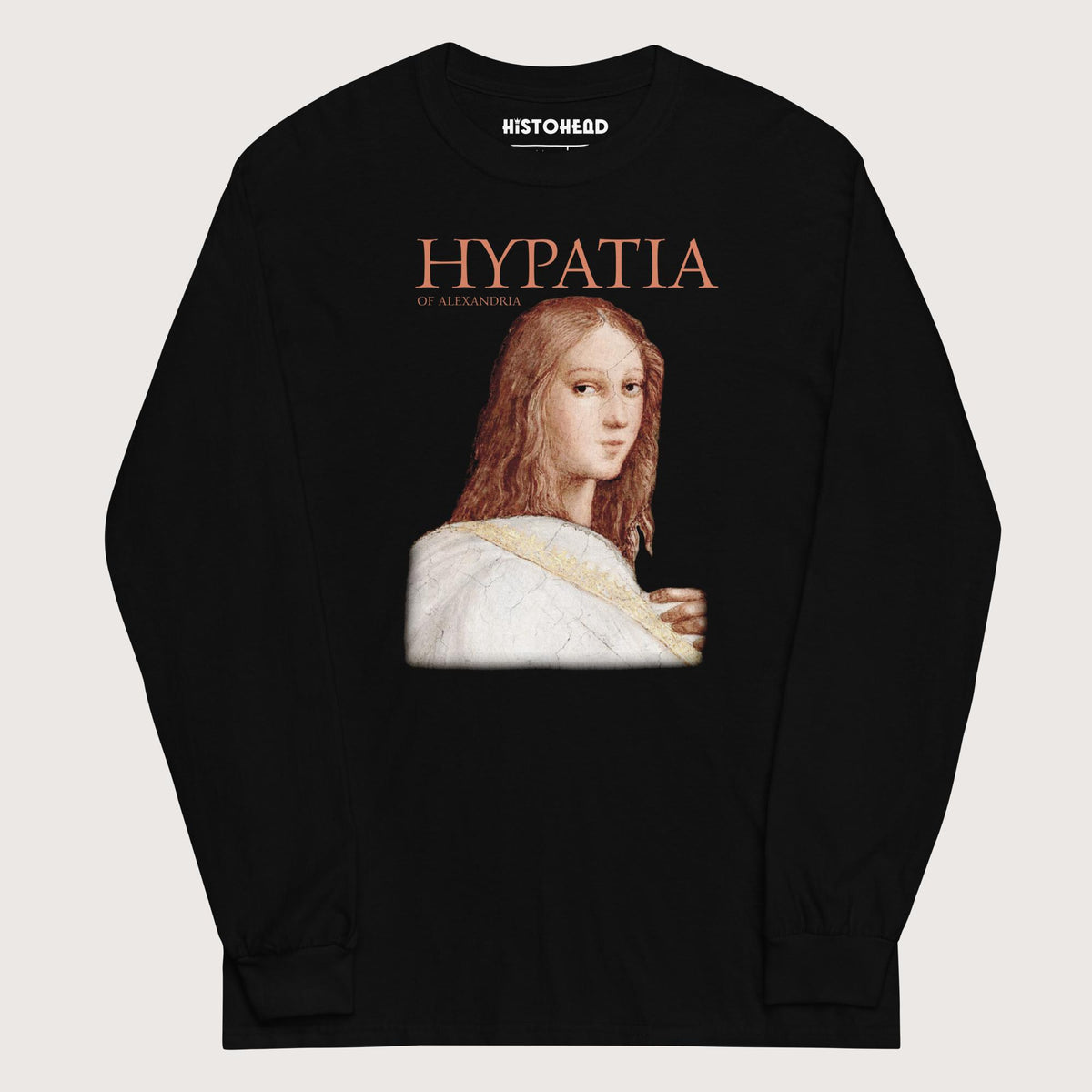 Black Hypatia of Alexandria - Long Sleeve - history buff gift by HistoHead