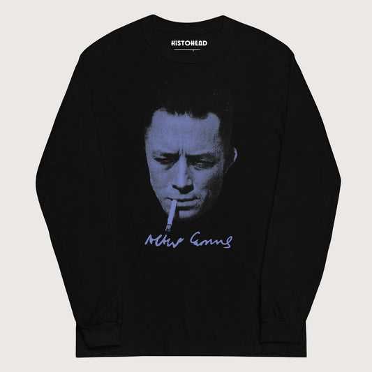 Black Albert Camus - Long Sleeve - history buff gift by HistoHead