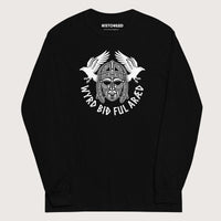 Black Wyrd Bið Ful Aræd Sutton Hoo Helmet Edition - Long Sleeve - history buff gift by HistoHead