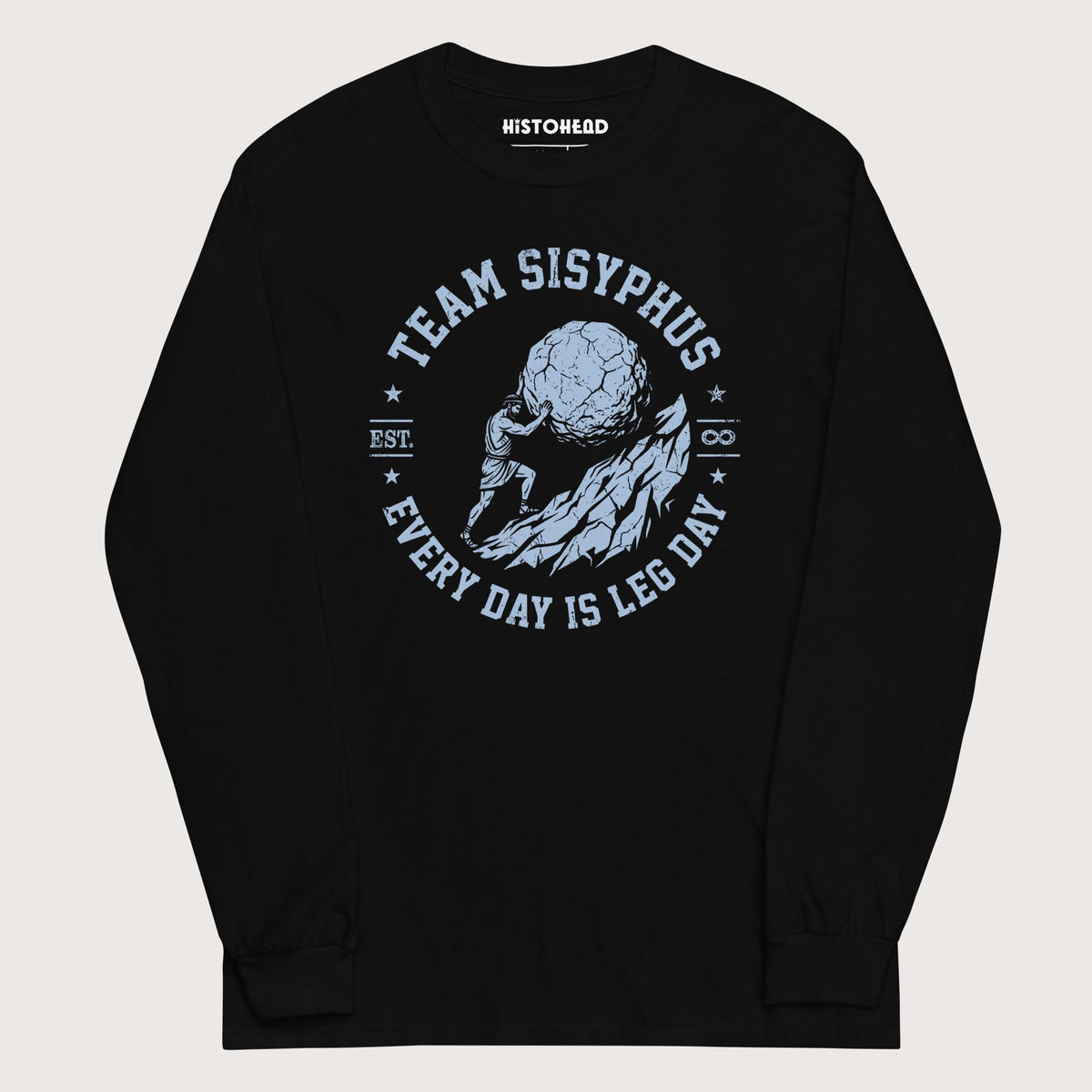 Black Team Sisyphus - Long Sleeve - history buff gift by HistoHead