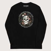 Black Persephone Underworld Garden Club - Long Sleeve - history buff gift by HistoHead