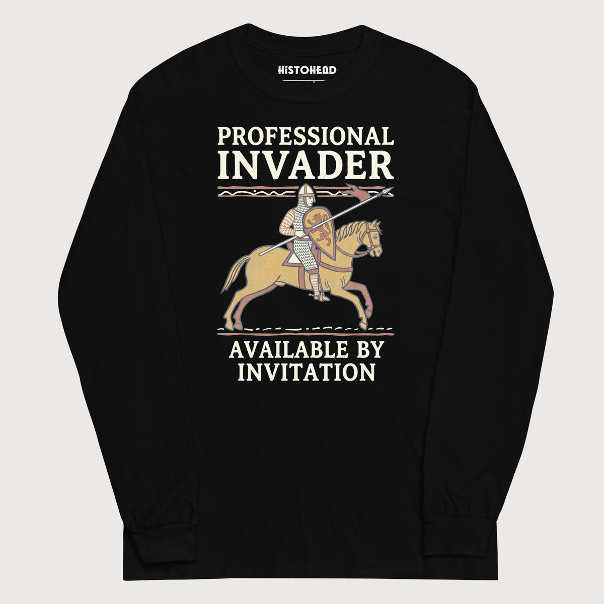 Black Professional Invader - Long Sleeve - history buff gift by HistoHead