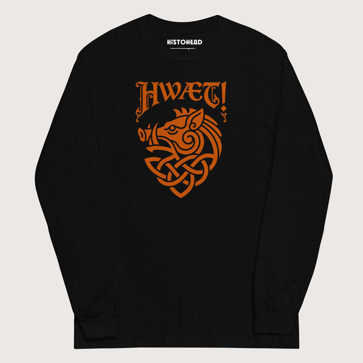 Black Hwaet Boar - Long Sleeve - history buff gift by HistoHead