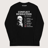 Black Robespierre's Conflict Resolution - Long Sleeve - history buff gift by HistoHead