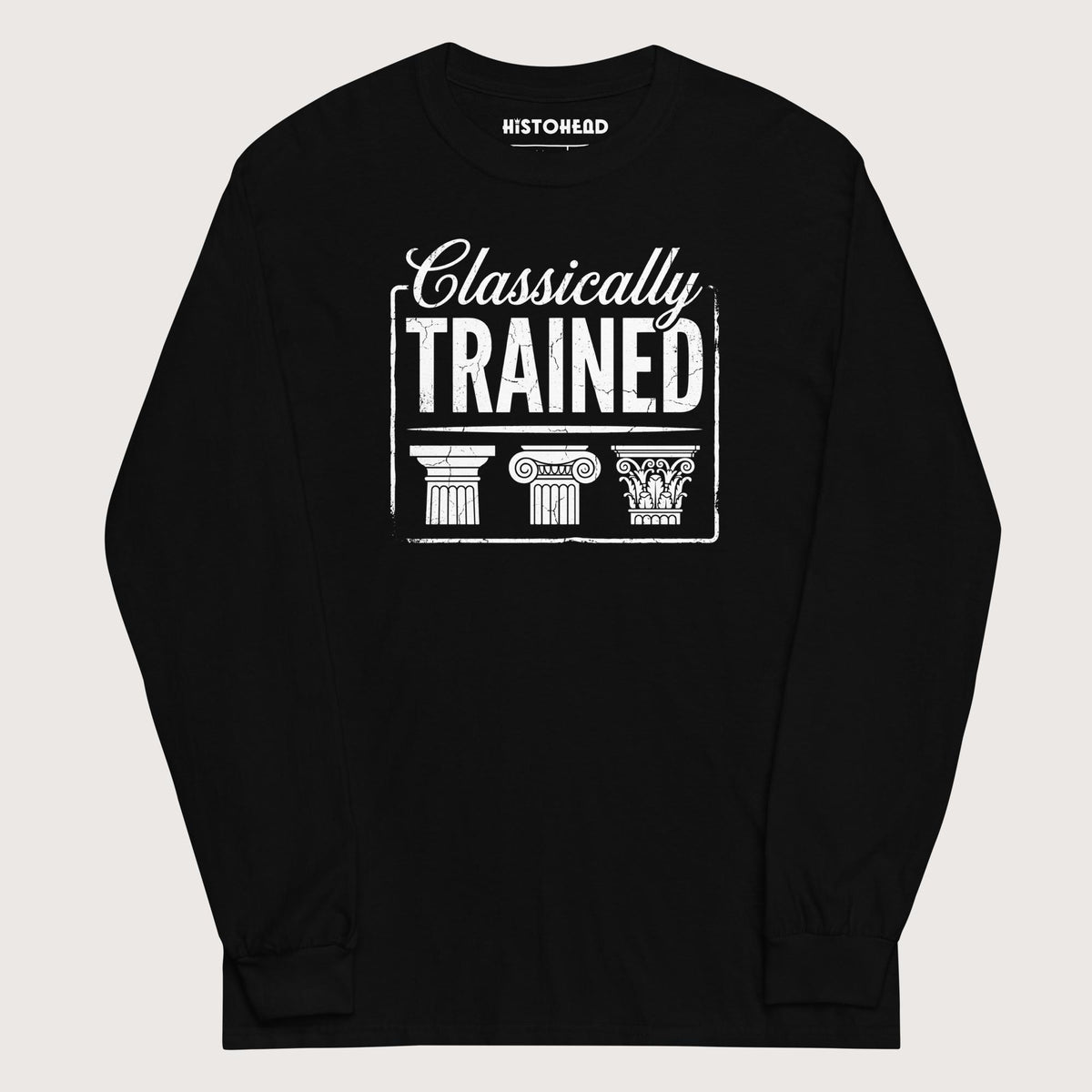 Black Classically Trained - Long Sleeve - history buff gift by HistoHead