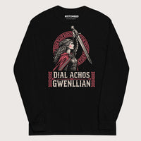 Black Dial Achos Gwenllian - Long Sleeve - history buff gift by HistoHead