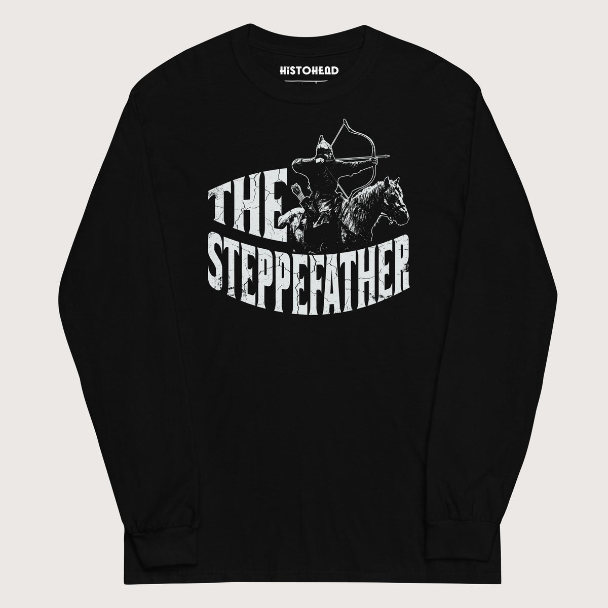 Black The Steppefather - Long Sleeve - history buff gift by HistoHead