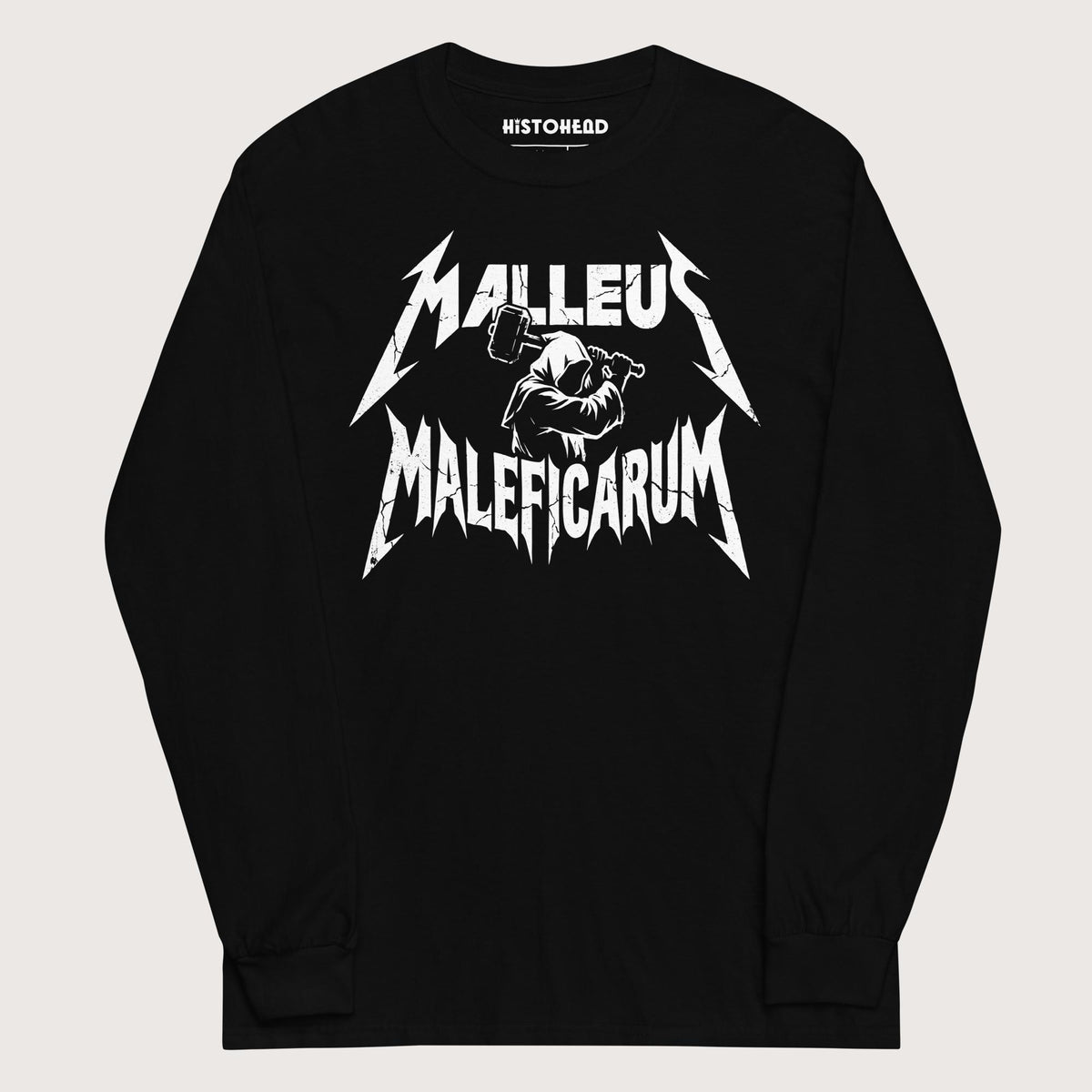 Black Malleus Maleficarum - Long Sleeve - history buff gift by HistoHead