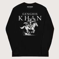 Black Genghis Khan - Long Sleeve - history buff gift by HistoHead