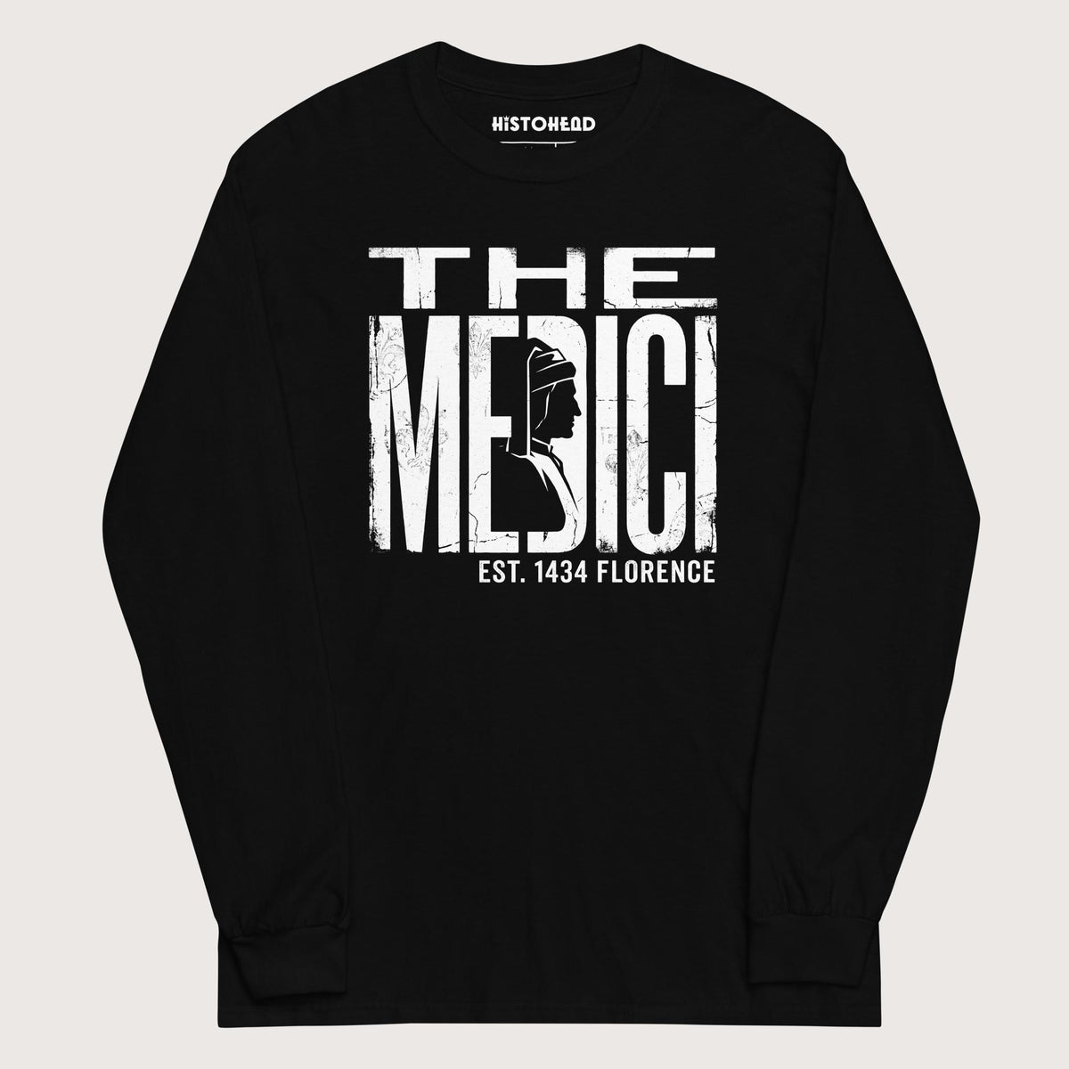 Black The Medici - Long Sleeve - history buff gift by HistoHead