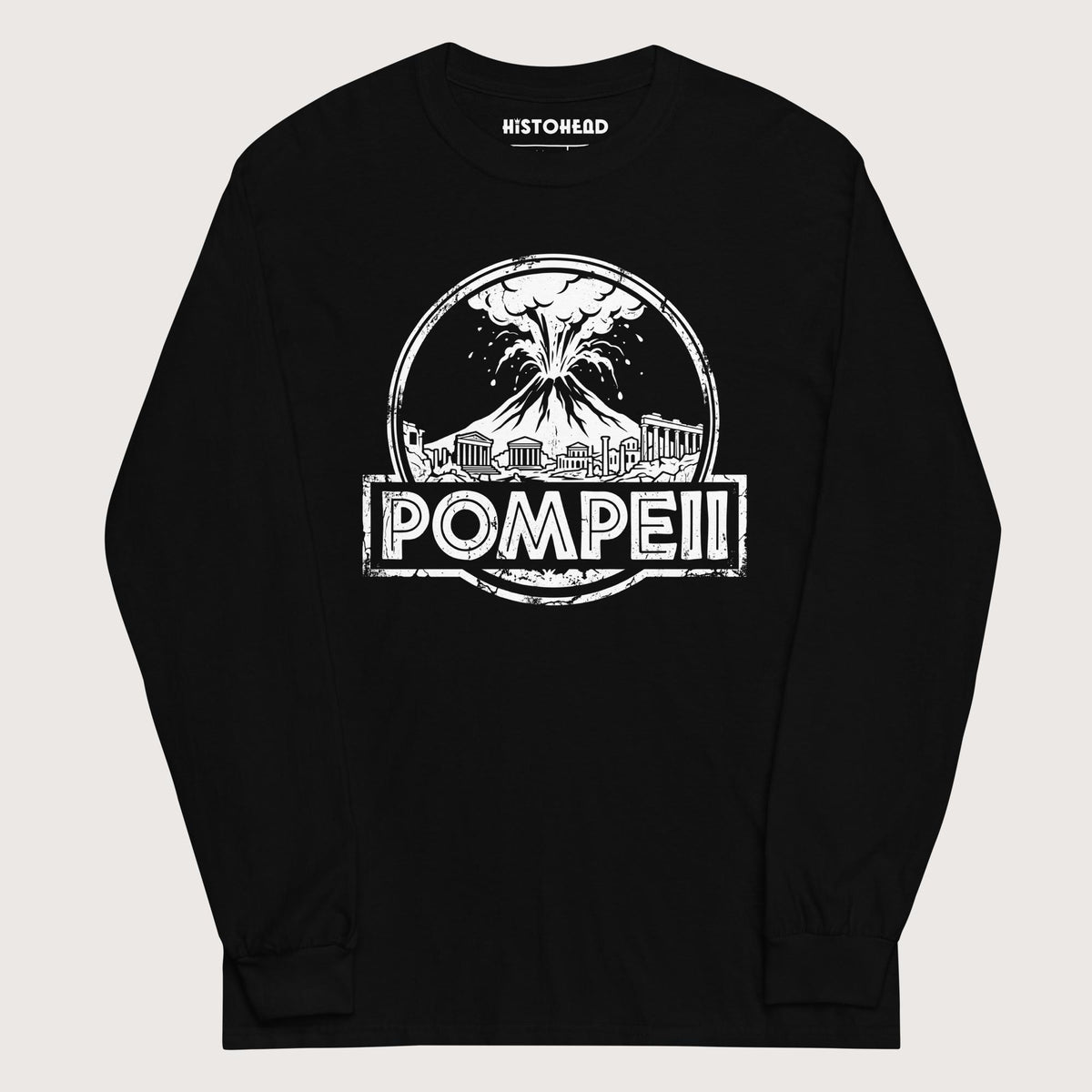 Black Pompeii - Long Sleeve - history buff gift by HistoHead