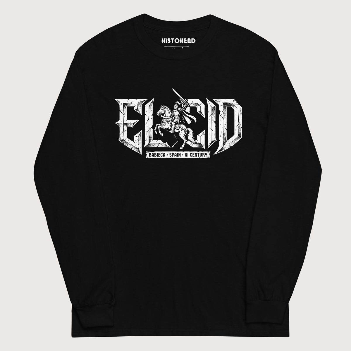 Black El Cid - Long Sleeve - history buff gift by HistoHead