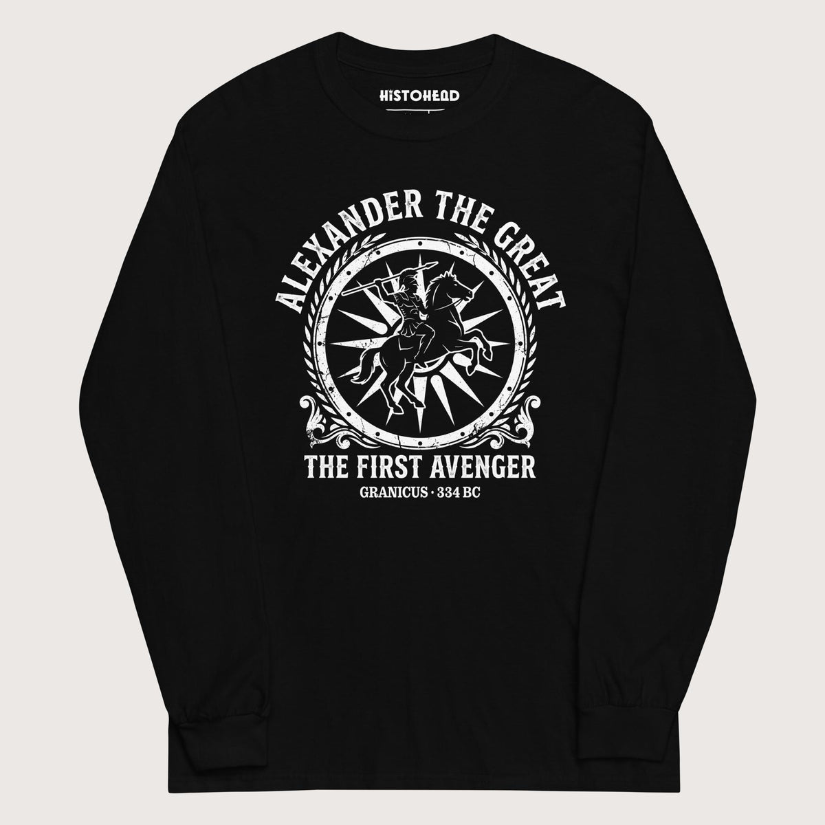 Black Alexander the Great First Avenger - Long Sleeve - history buff gift by HistoHead