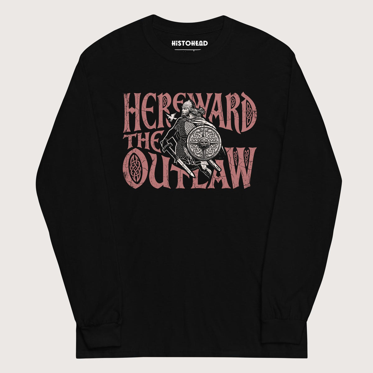 Black Hereward the Outlaw - Long Sleeve - history buff gift by HistoHead