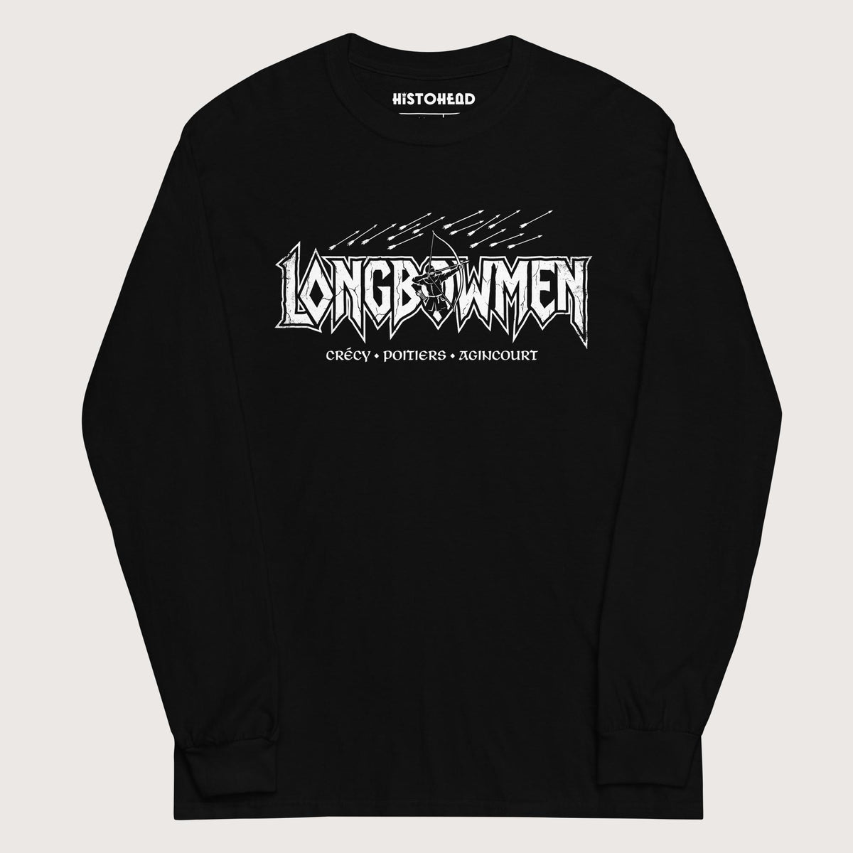 Black Longbowmen - Long Sleeve - history buff gift by HistoHead