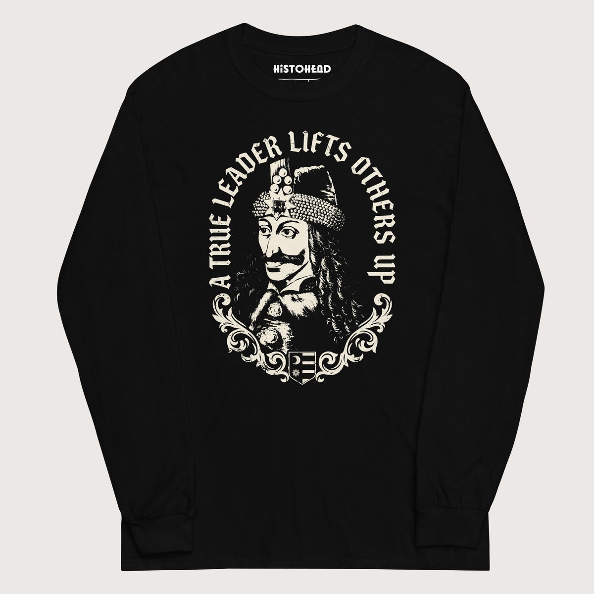 Black Vlad the Impaler True Leader - Long Sleeve - history buff gift by HistoHead