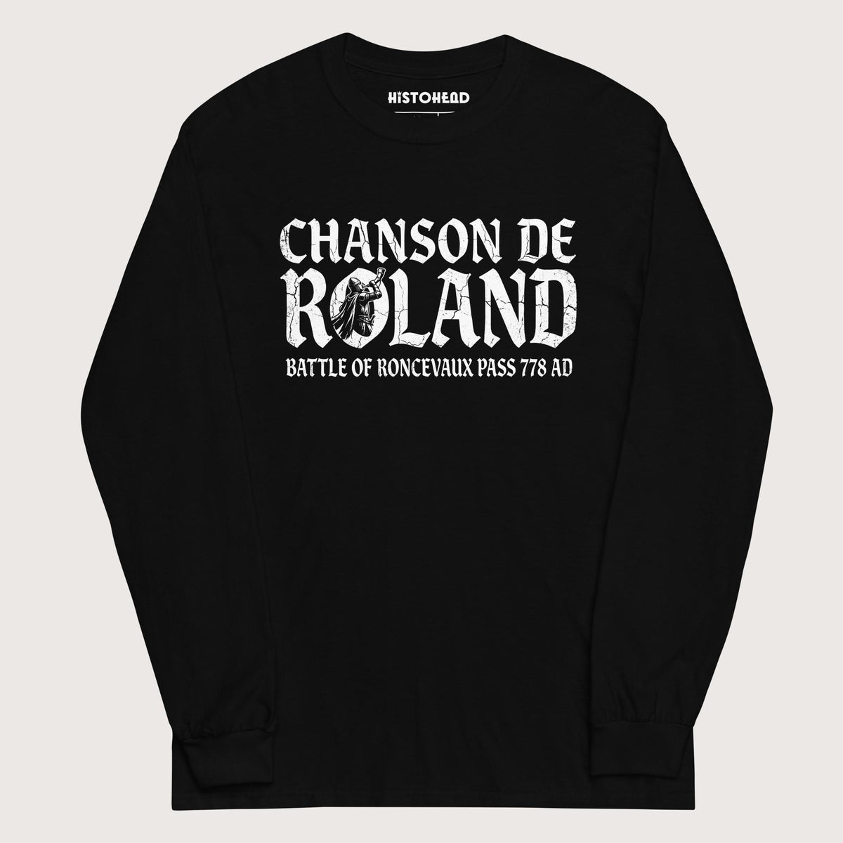 Black Chanson de Roland Battle of Roncevaux - Long Sleeve - history buff gift by HistoHead