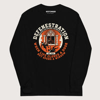 Black Defenestration Prague Extreme Sports Club - Long Sleeve - history buff gift by HistoHead