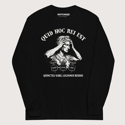 Black Augustus What the Hell Is This Latin - Long Sleeve - history buff gift by HistoHead