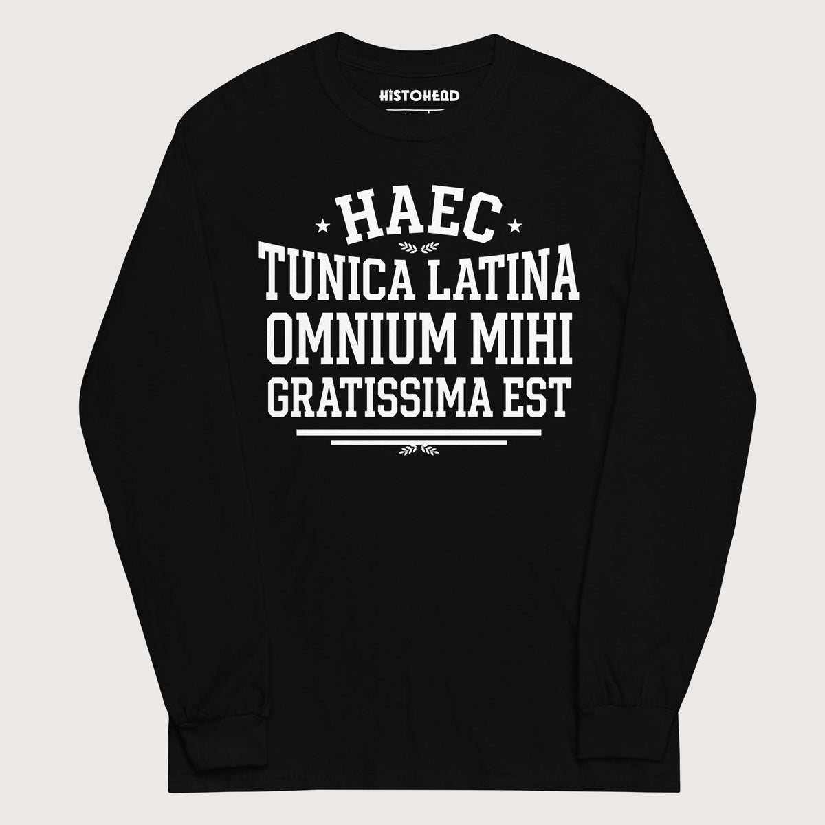 Black This Is My Favorite Latin Shirt - Long Sleeve - history buff gift by HistoHead
